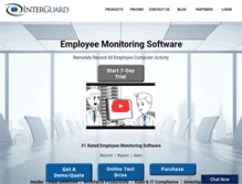 Tablet Screenshot of interguardsoftware.com